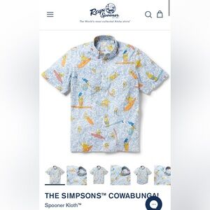 Reyn Spooner X Simpsons Button Down Shirt